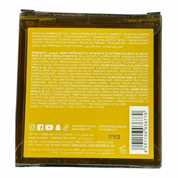 HUDA BEAUTY Brown Obsessions Eyeshadow Palette - Picture 6 of 6